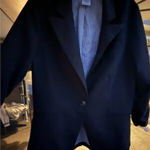 Charlotte Russe Structured Grey Blazer - Size Large